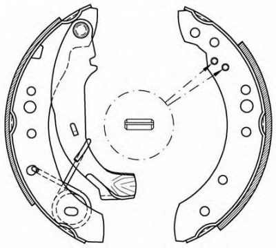 OPEN PARTS bsa207700 -  Комплект тормозных колодок